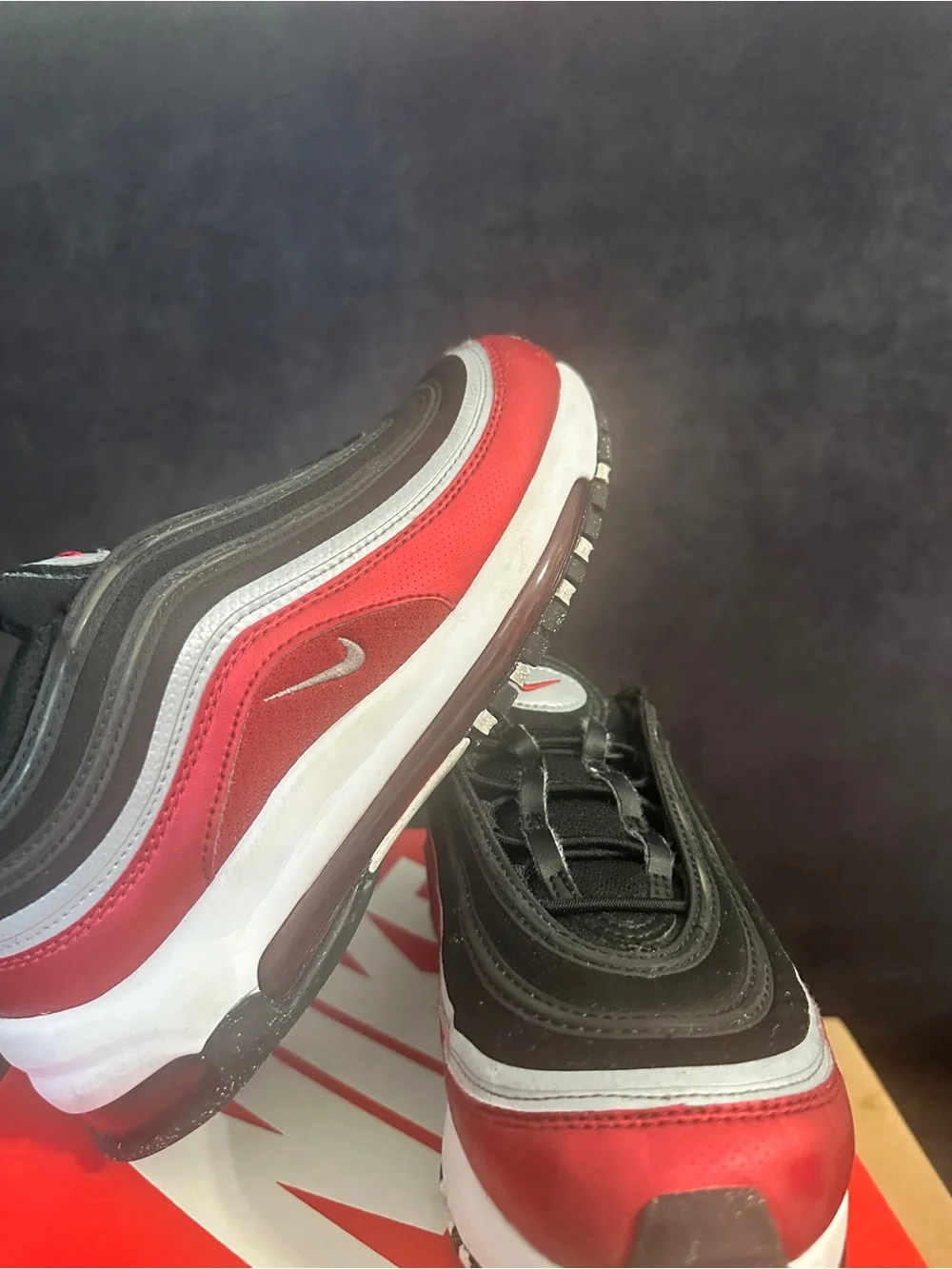 Nike Air Max 97 in Black, Red & White